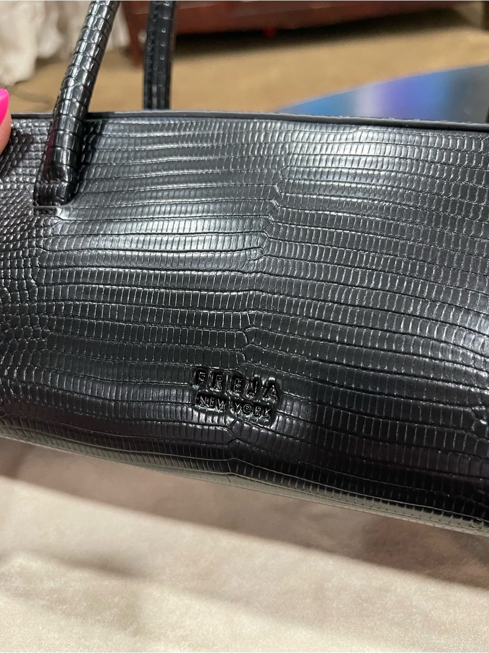 FREJA NEW YORK | NEW! Mercer Bag Black Lizard - Picture 3 of 7